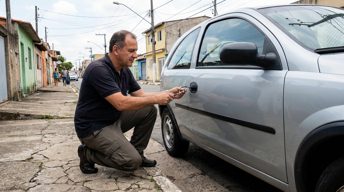 Abertura de carro sem danos por chaveiro em Jabaeté, Vila Velha‑ES