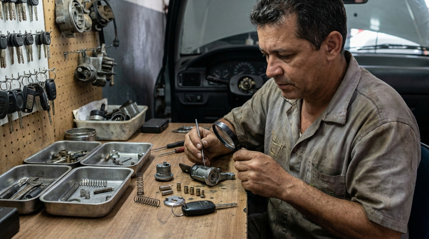 Reparo de Fechadura Automotiva no Ataíde, Vila Velha‑ES