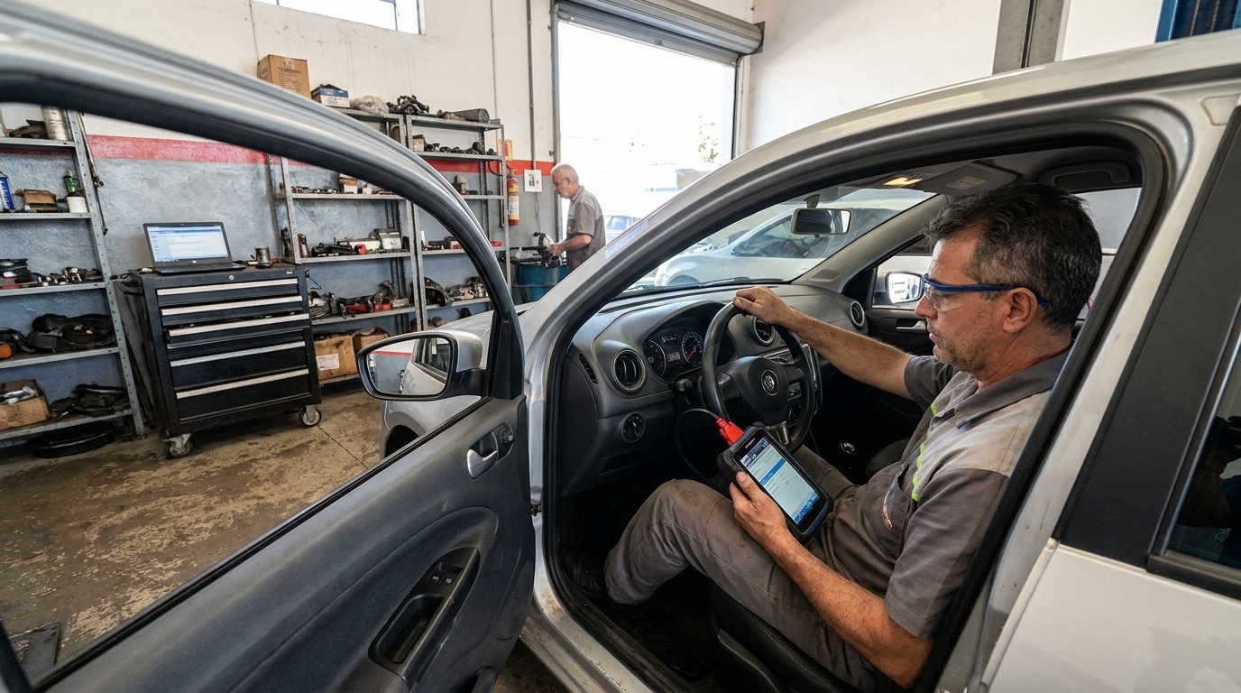 Reset de Módulo de Airbag na Alvorada, Vila Velha‑ES
